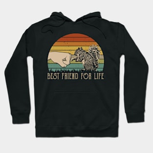 Best Friend For Life Squirrel Elegance, Tee Talk for Wildlife Fans Hoodie